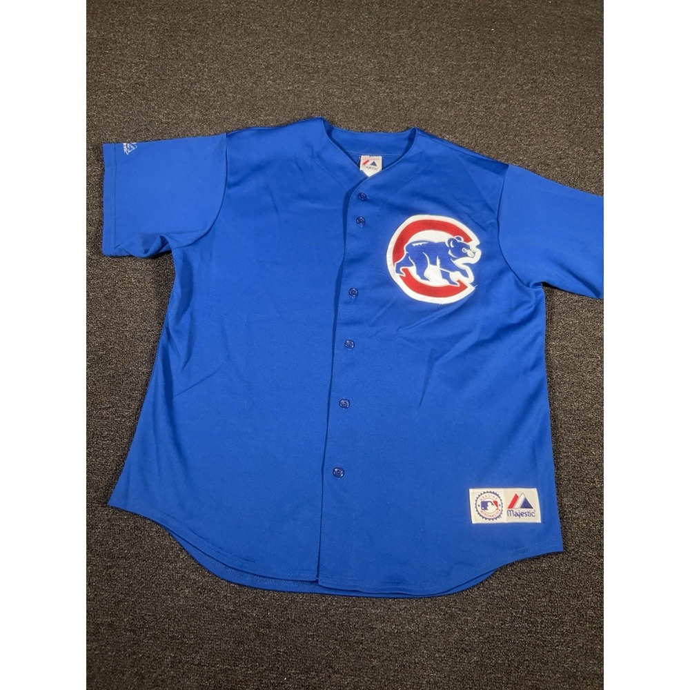 Vintage Majestic Chicago Cubs Baseball Jersey Mens XL MLB 90s Made In USA